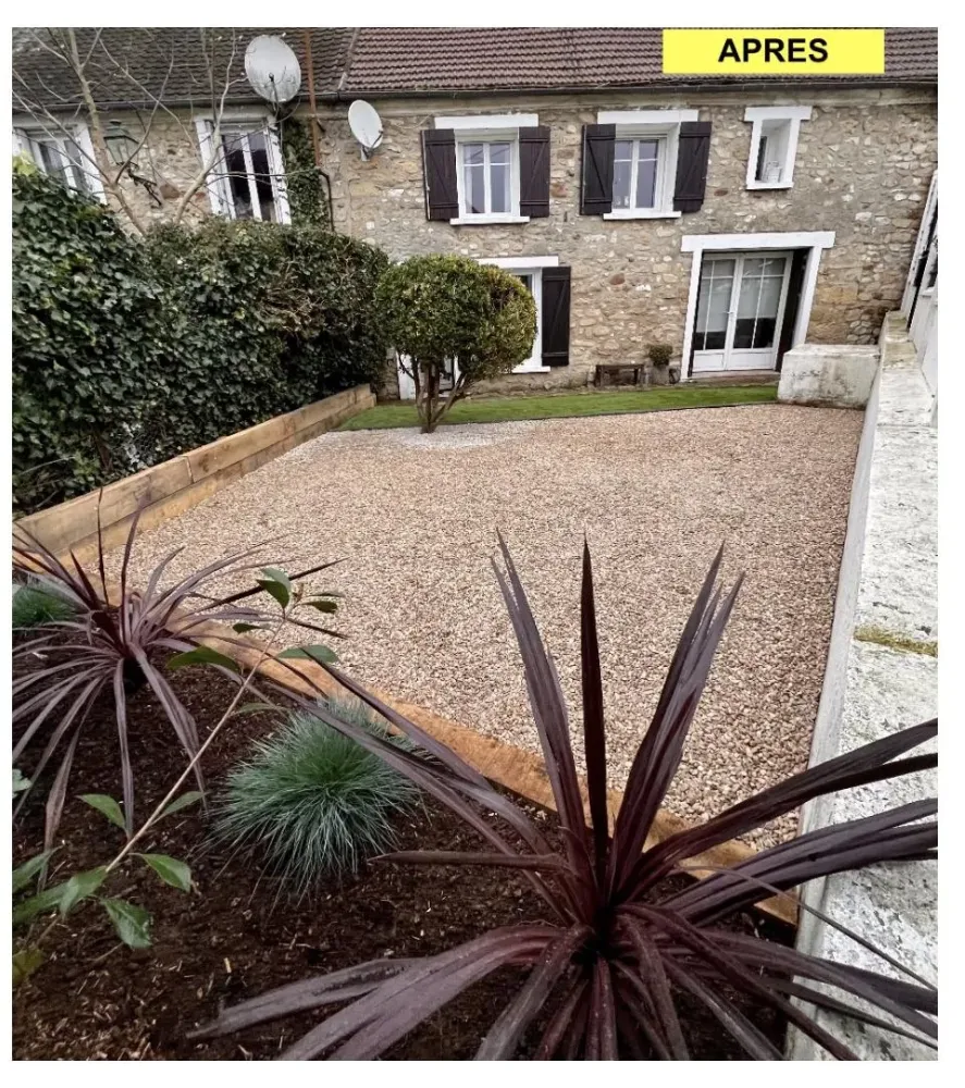 remise en état de jardin : après